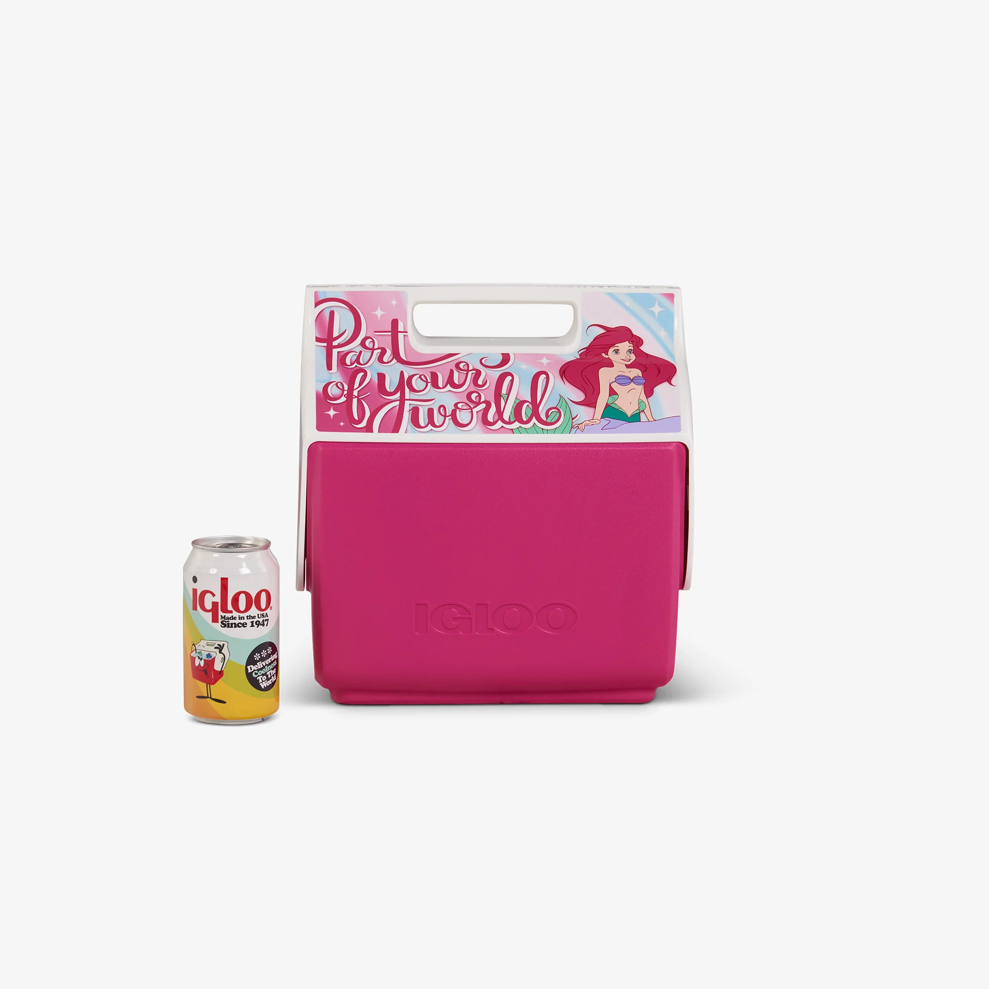 Disney Princess Ariel Little Playmate 7 Qt Cooler - Image 5